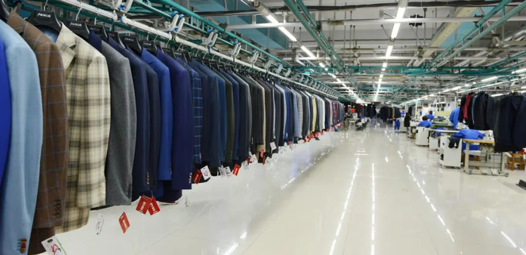 clothing manufacturing industry