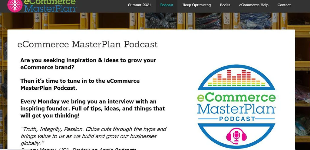 eCommerce Master Plan