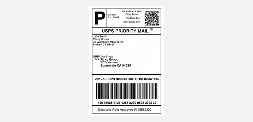 Use valid and secure shipping labels