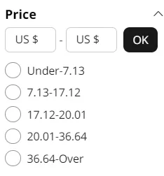 price column