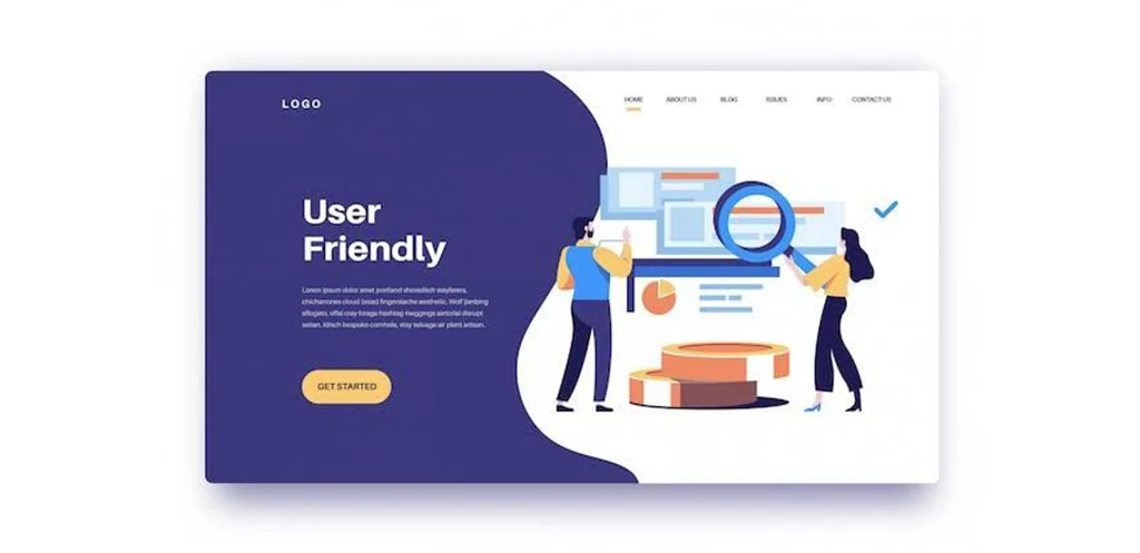 Create user-friendly landing pages